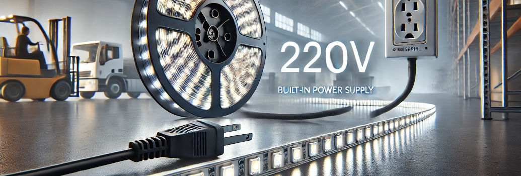 220V LED Strips with Power Supply