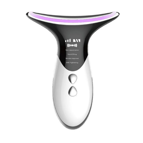 Skin Rejuvenation EMS LED Photon Therapy Neck Massager- USB Charging