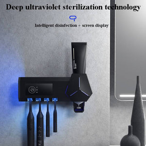 Light Charging Smart UV Toothbrush Sterilizer Bathroom Kit