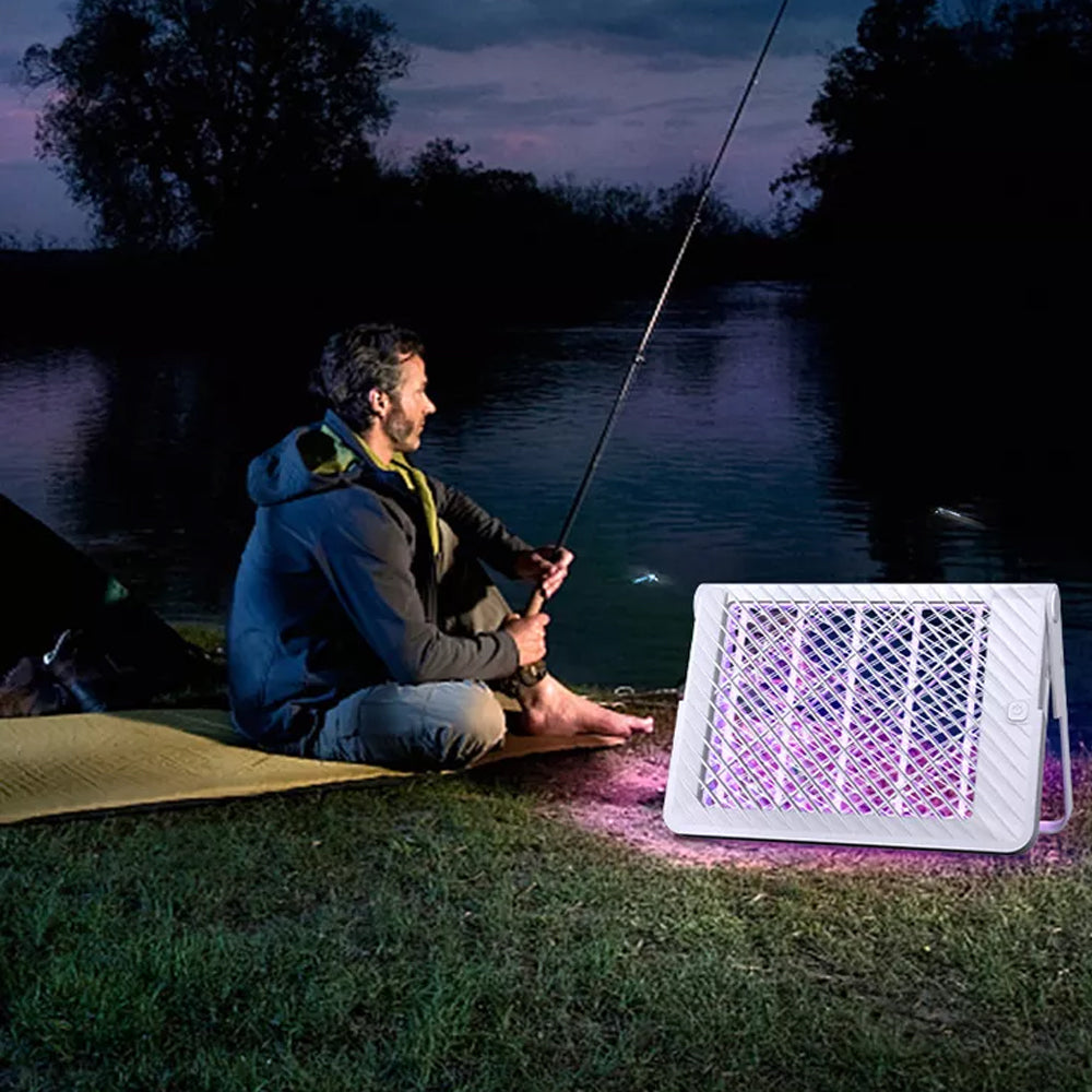 USB Rechargeable UV Electric Shock Mosquito Zapper Lamp