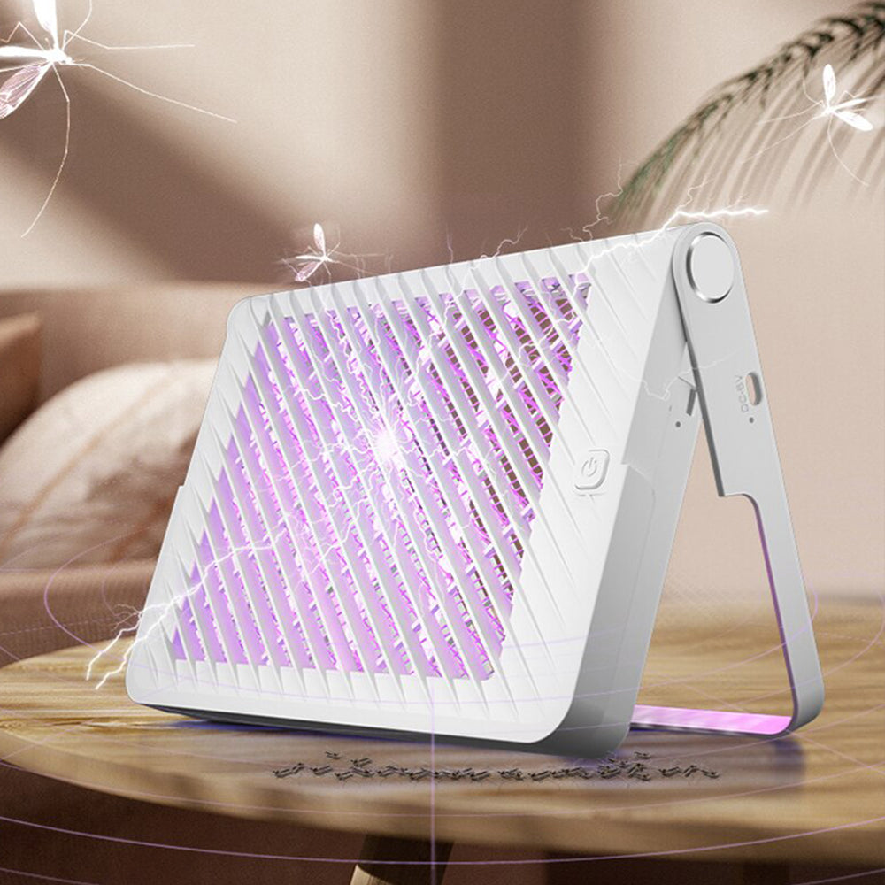 USB Rechargeable UV Electric Shock Mosquito Zapper Lamp