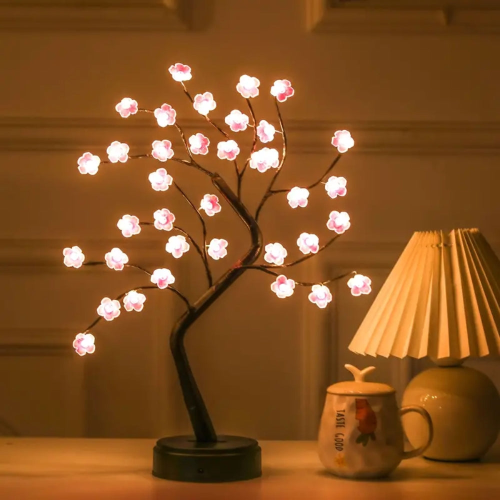 Table Tree Night Light Desktop Tree LED Lamp Light Decoration