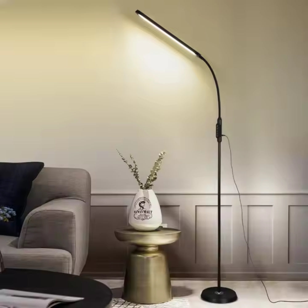 LED Floor Lamp Dimmable Floor Standing Light Adjustable Gooseneck Night Light