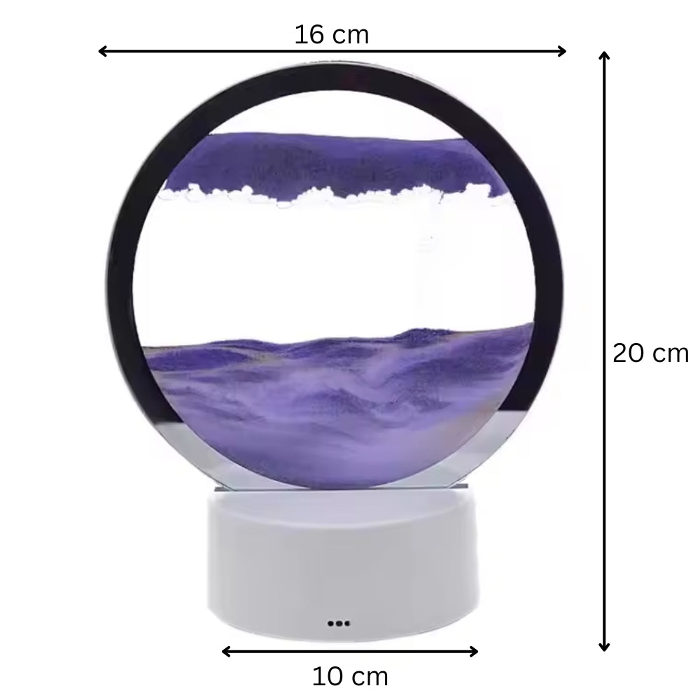 Sandscape Moving Sand Art LED Table Lamp