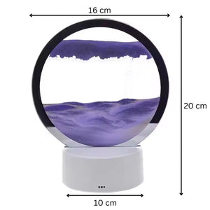 Sandscape Moving Sand Art LED Table Lamp