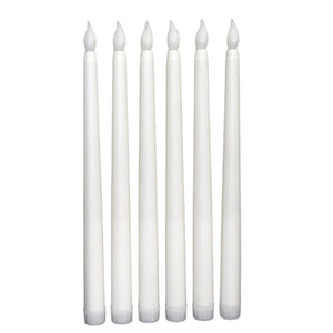 LED Flameless Flickering Taper Candles 3D Wick Candles Lamp