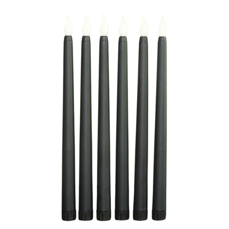 LED Flameless Flickering Taper Candles 3D Wick Candles Lamp