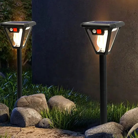 Outdoor Solar Camping Wall Lamps Lawn LED Induction Lamps Garden