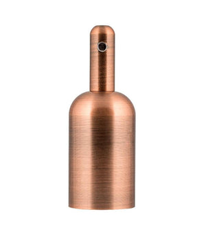 Decorative Lampholder Alu Bottle E27 copper antique