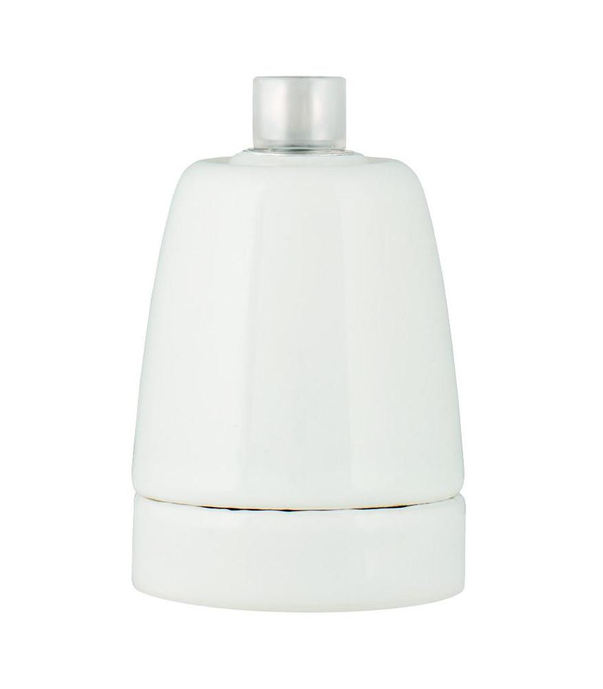 Decorative Lampholder porcelain E27 white