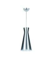 VERONE brushed silver metal pendant luminaire