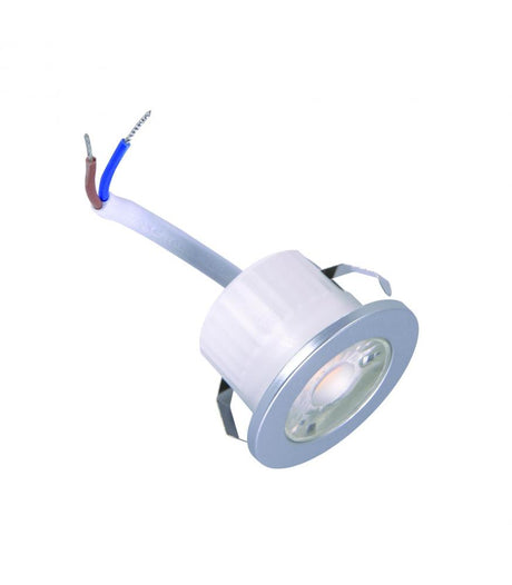 Résistant à l'eau LED FIN C 3W argent NW