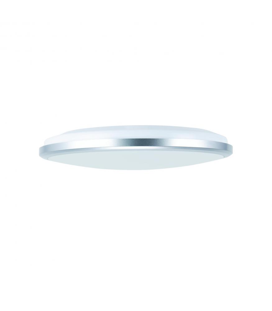 LED PLANAR 18W NW silber, staubdicht, wasserdicht