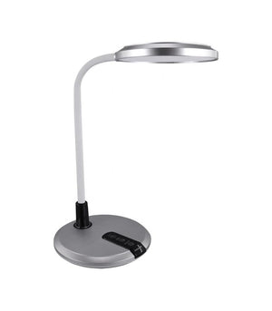 LED desk lamp PLATON silver