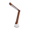 LED desk lamp GIBON white / brawn, brightness and white light adjustable
