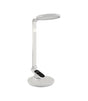 LED desk lamp RAGAS white, brightness and white light adjustable, clock