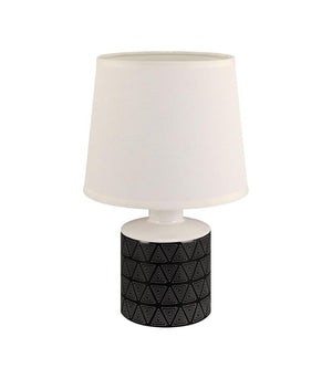 Table lamp TOPIC E14 black / white