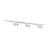 Track luminaire DIOR 3XGU10 white / chrome
