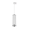 Track luminaire FRIDA TRA 20 GU10 white / chrome, pending 100 cm