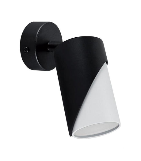 Wall and ceiling luminaire ZEBRA SPT GU10 black / white