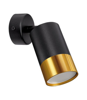 Wall and ceiling luminaire PUZON SPT GU10 black / gold