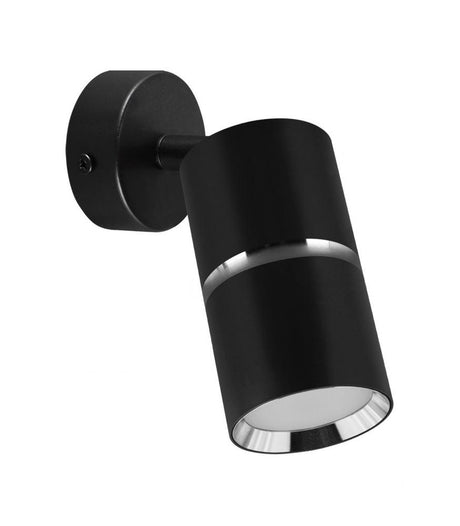 Ceiling luminaire DIOR SPT GU10 black / chrome