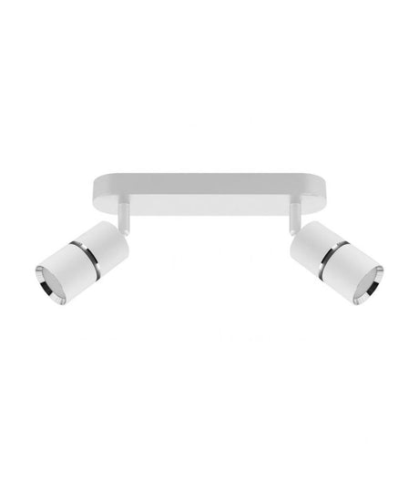 Wall and ceiling luminaire DIOR SPT GU10 2L white / chrome