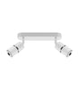 Wall and ceiling luminaire DIOR SPT GU10 2L white / chrome