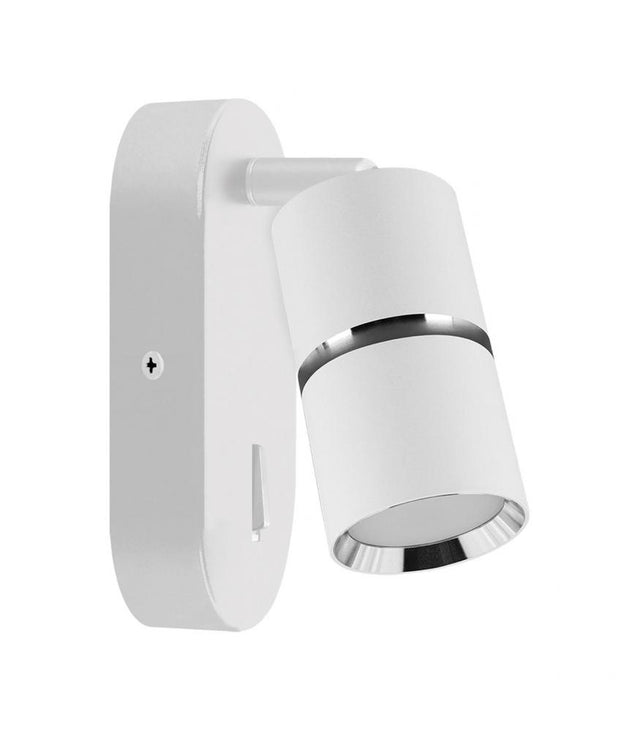 Ceiling luminaire DIOR SPT GU10 white / chrome