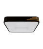 Ceiling LED luminaire LIBRUS D 24W NW - black / gold, neutral white light