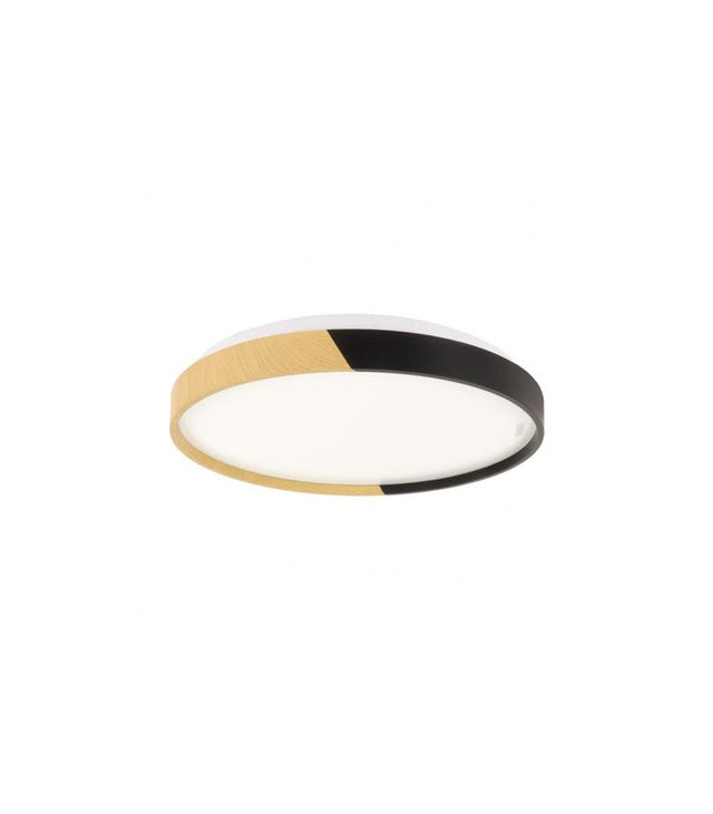 Ceiling LED luminaire LIBRUS C 24W NW - black / gold, neutral white light