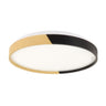 Ceiling LED luminaire LIBRUS C 24W NW - black / gold, neutral white light
