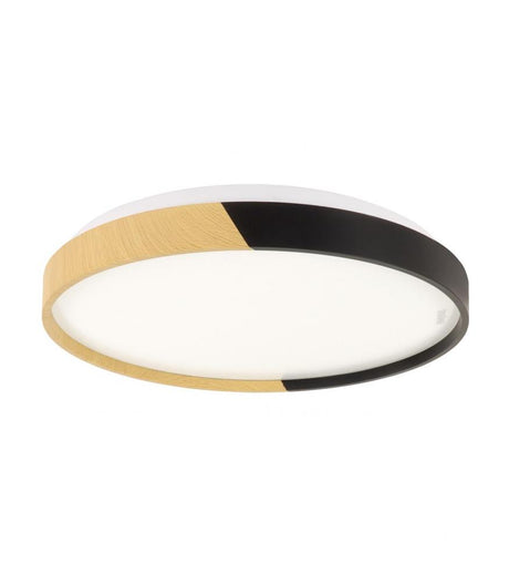 Ceiling LED luminaire LIBRUS C 24W NW - black / gold, neutral white light