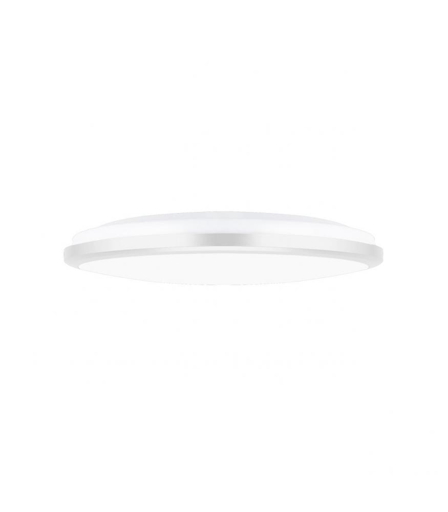 Ceiling LED luminaire PLANAR 18W NW silver, dustproof, waterproof