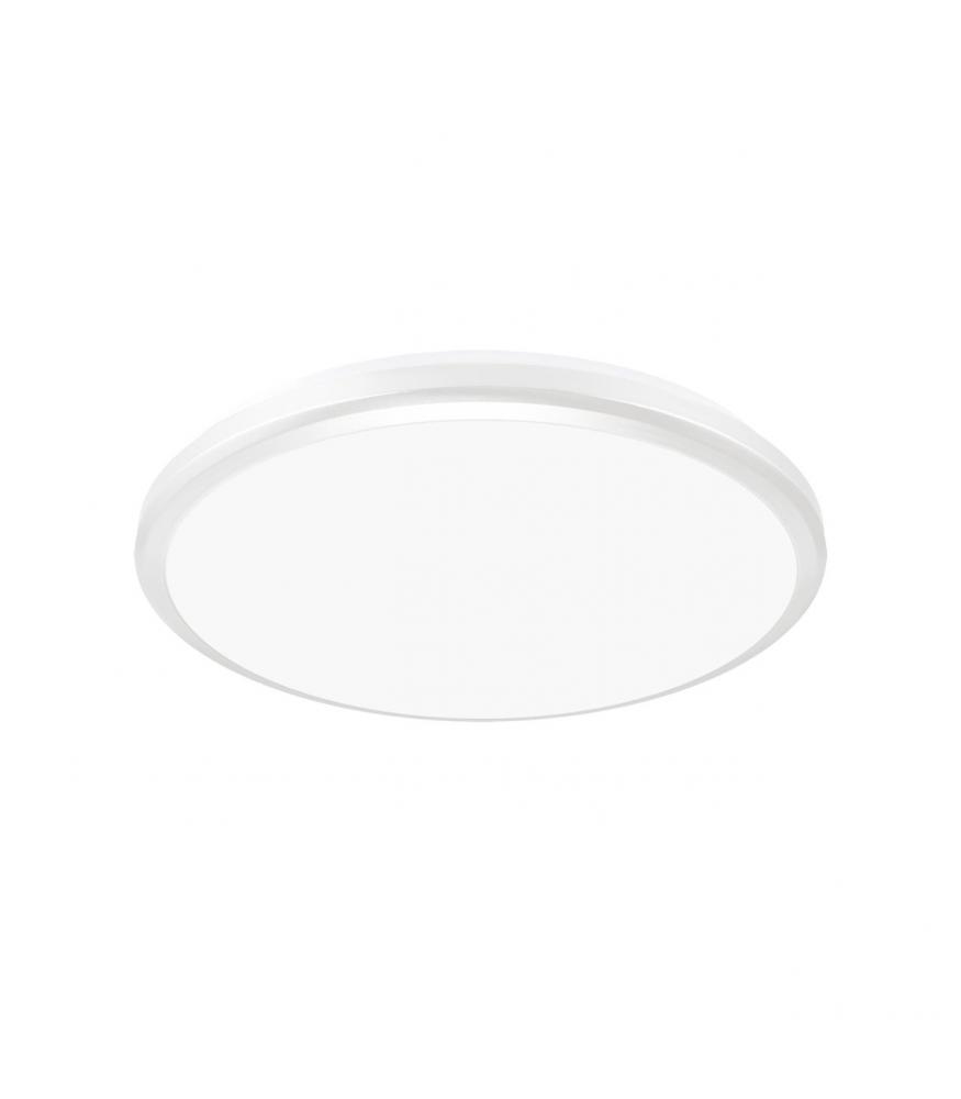 Ceiling LED luminaire PLANAR 18W NW silver, dustproof, waterproof