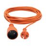 Garden extension cord BRUM 1 10m 2x1mm, 10A - orange
