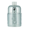 Decorative Lampholder metal E27 chrome-DIY – Lighting Components-Svetila.eu
