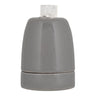 Decorative Lampholder porcelain E27 grey-DIY – Lighting Components-Svetila.eu
