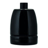 Decorative Lampholder porcelain E27 black-DIY – Lighting Components-Svetila.eu
