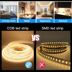 5V USB Niederspannung 12V COB Streifenlichter