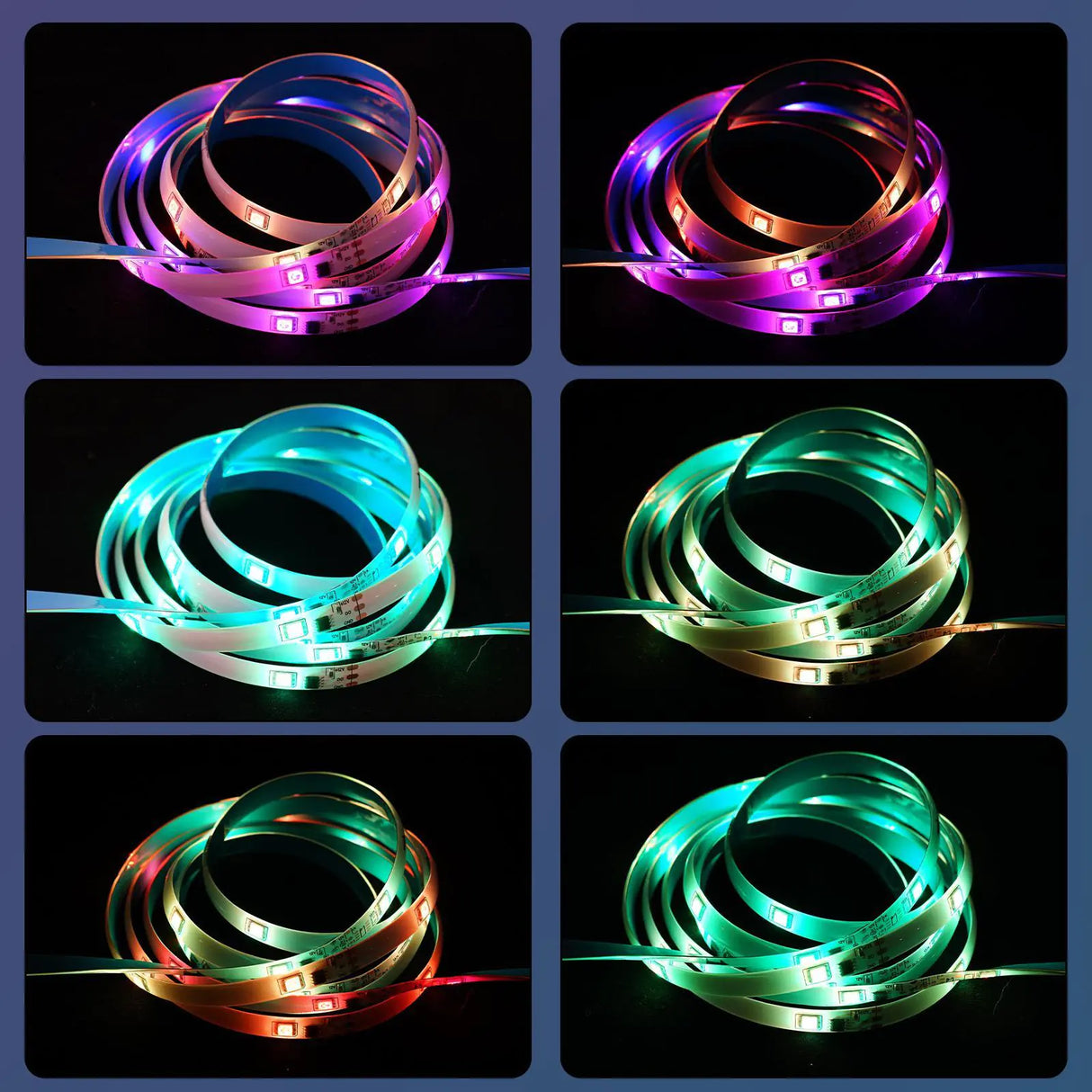 5M 3D Smart RGB Thundercloud LED Strip Light