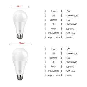 WiFi E27 Smart LED-Lampe