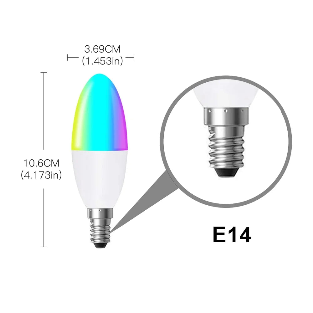 WiFi 5W E14 Smarte Kerzenlampe