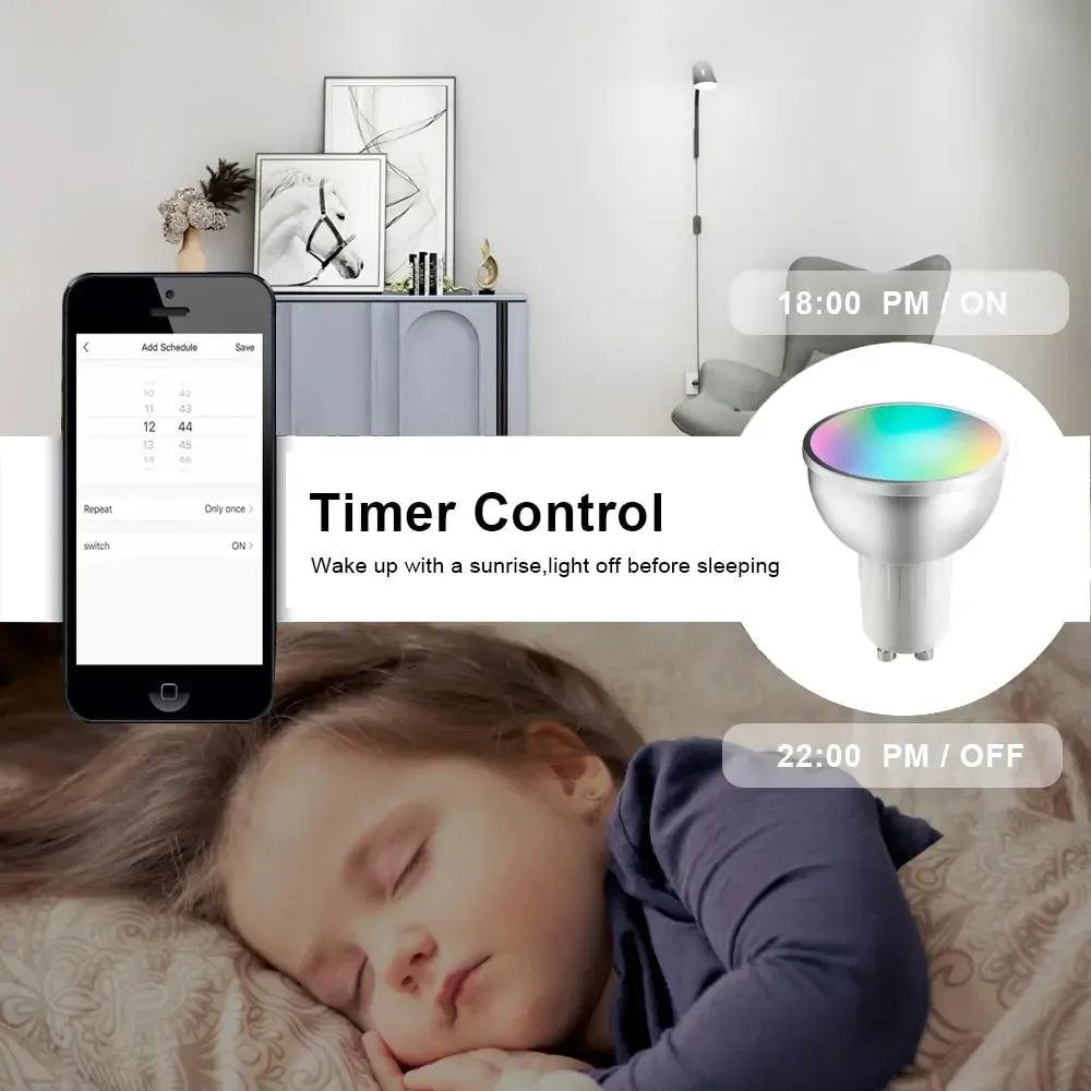 WiFi 5W GU10 Smart LED Bulb-LED Light Bulbs-Svetila.eu