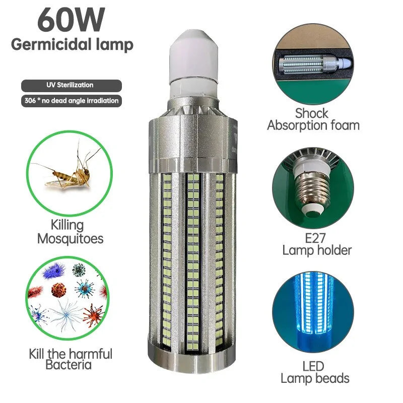 60W E27 Lampe Germicide UV